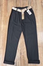 Hose Damen Business Chino mit Gürtel Einheitsgröße von 38 bis 46