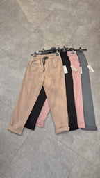 Damen Hose mit verschiedenen Größen S/M/L/XL/XXL leicht stretch mit Zugband Gummizug