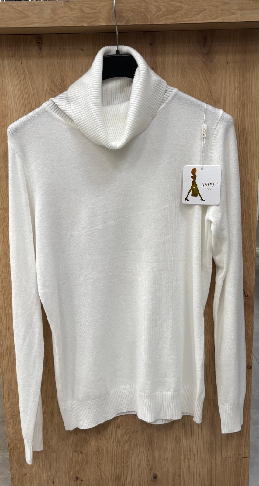 Pullover Damen Rollkragen klassisch feinstrick Business 36 bis 40