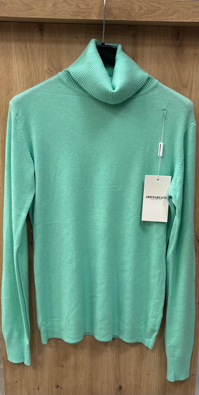 Pullover Damen Rollkragen klassisch feinstrick Business 36 bis 40