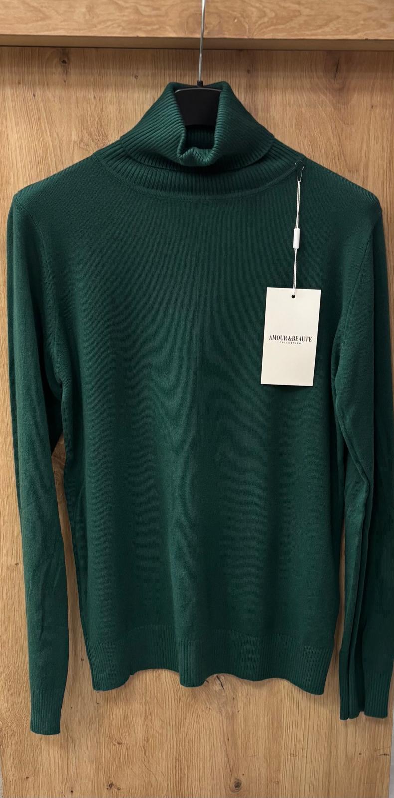 Pullover Damen Rollkragen klassisch feinstrick Business 36 bis 40