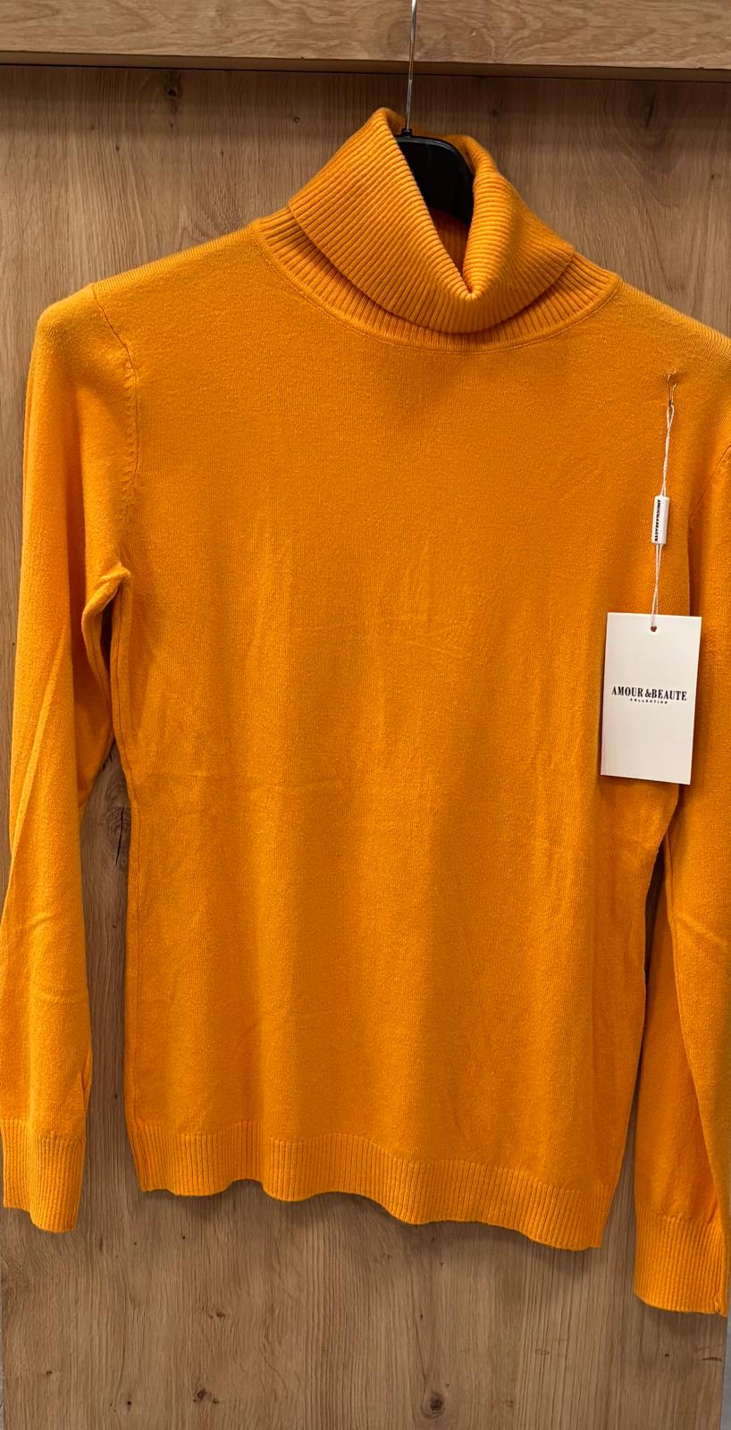 Pullover Damen Rollkragen klassisch feinstrick Business 36 bis 40