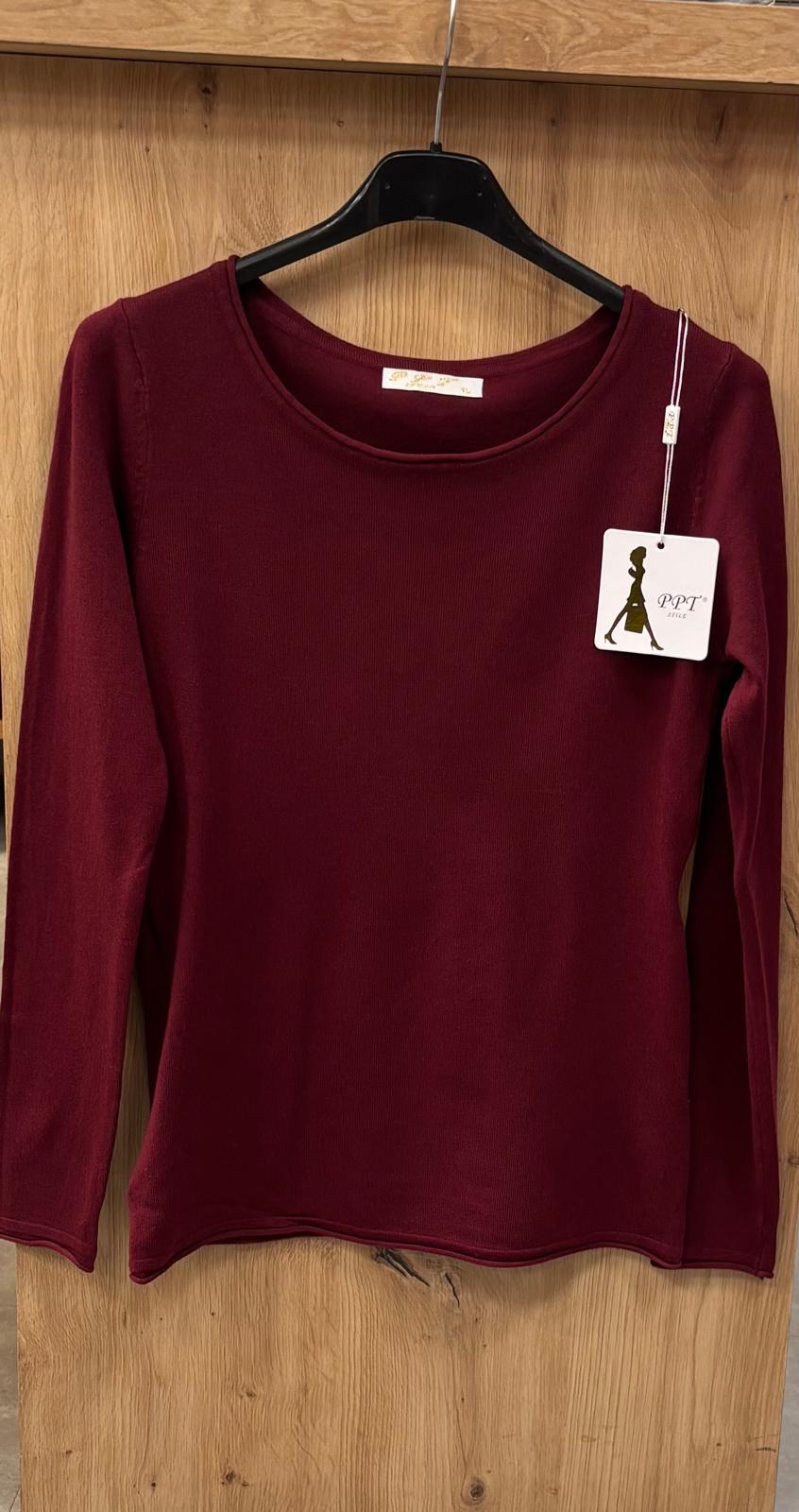 Pullover Damen Rundhals-Ausschnitt Feinstrick von 36 bis 40 Farbauswahl