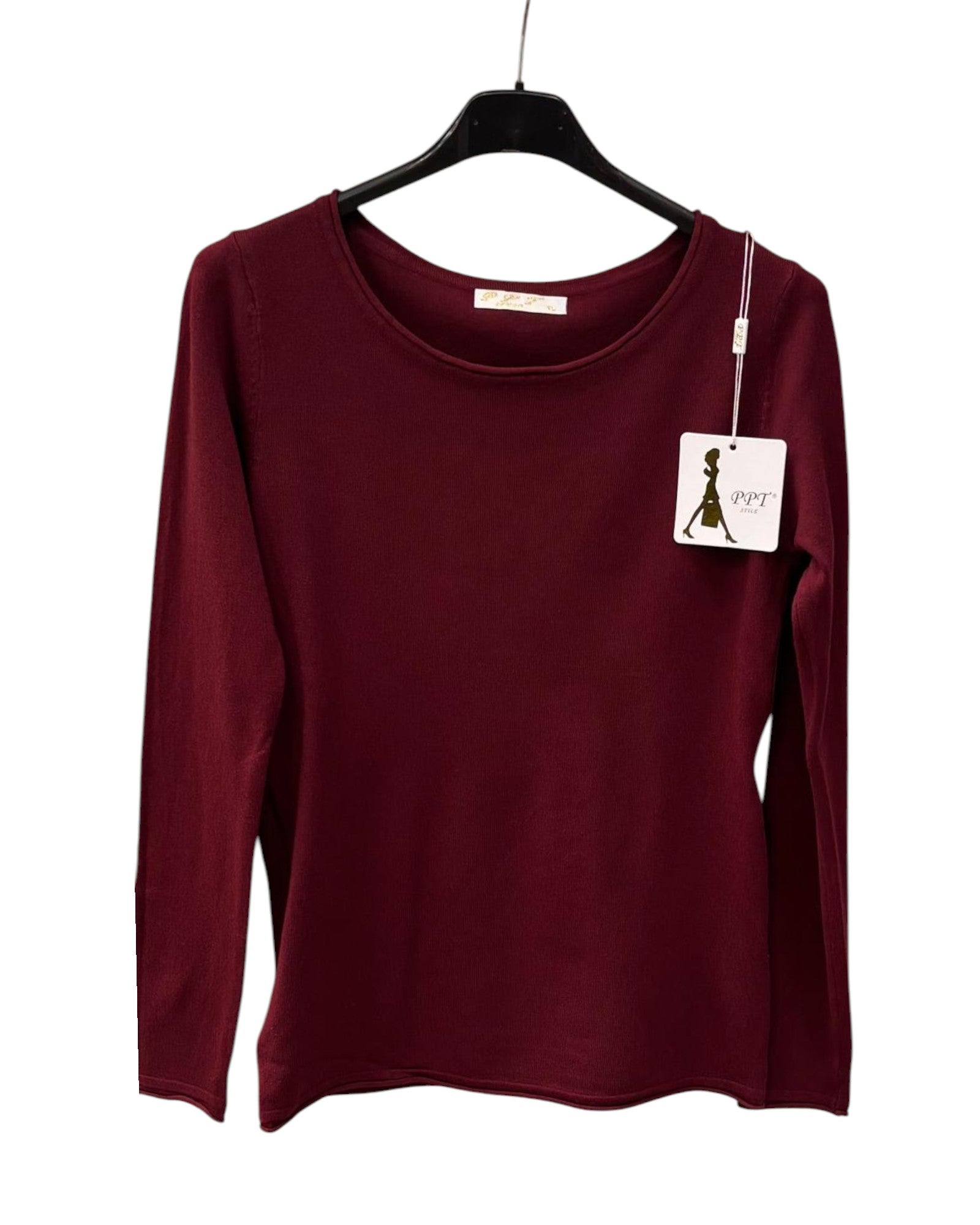 Pullover Damen Rundhals-Ausschnitt Feinstrick von 36 bis 40 Farbauswahl