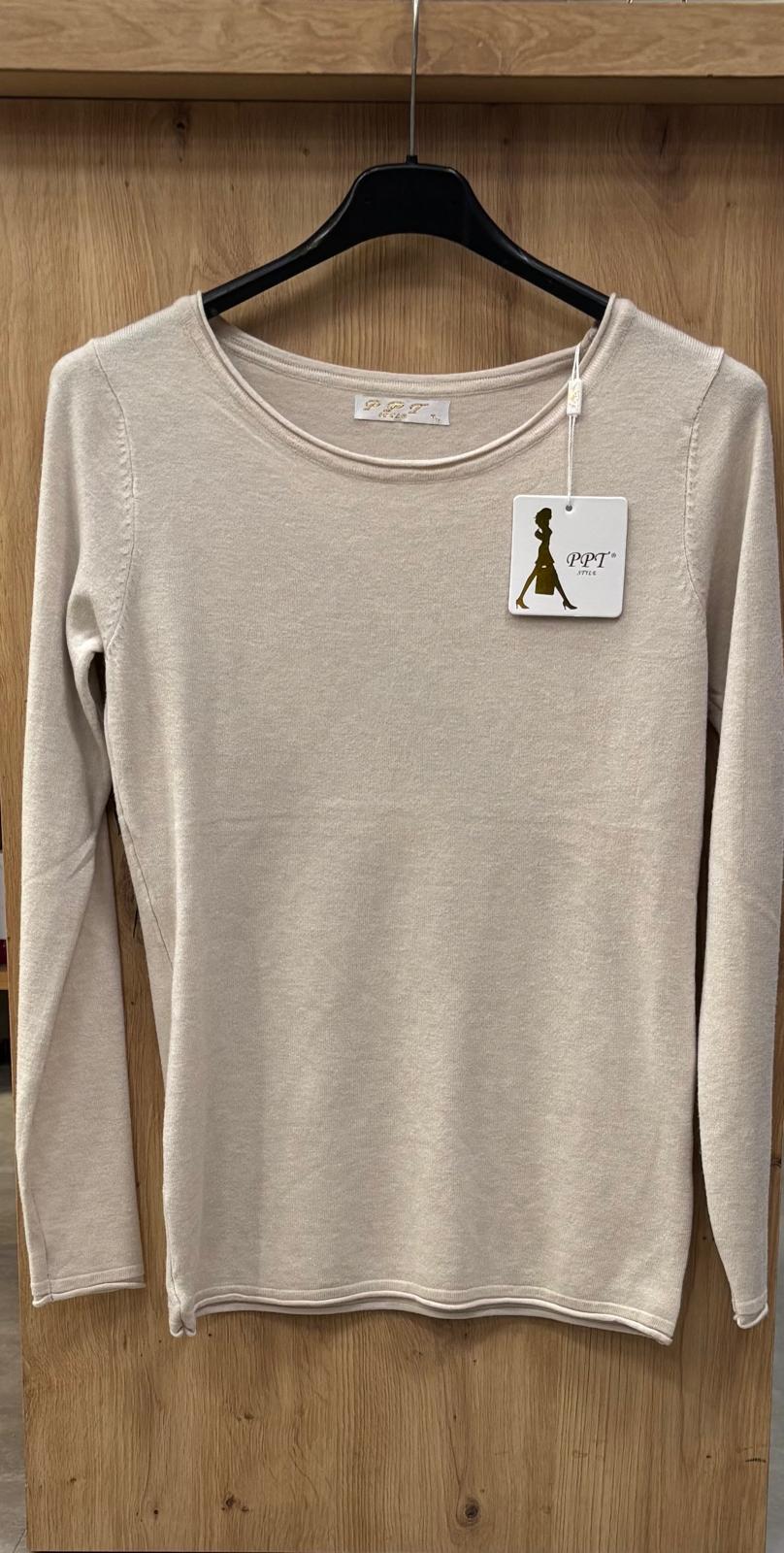 Pullover Damen Rundhals-Ausschnitt Feinstrick von 36 bis 40 Farbauswahl