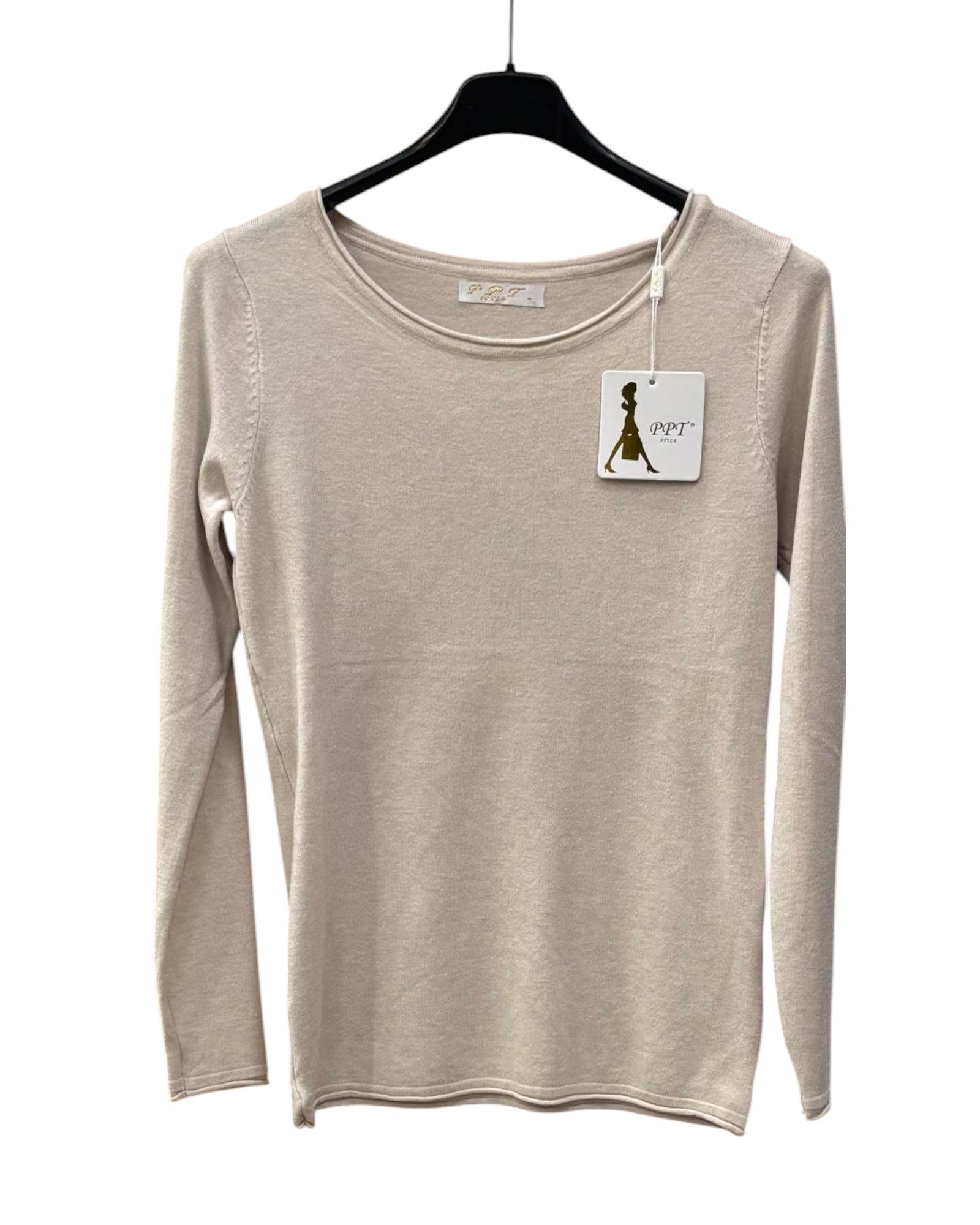 Pullover Damen Rundhals-Ausschnitt Feinstrick von 36 bis 40 Farbauswahl