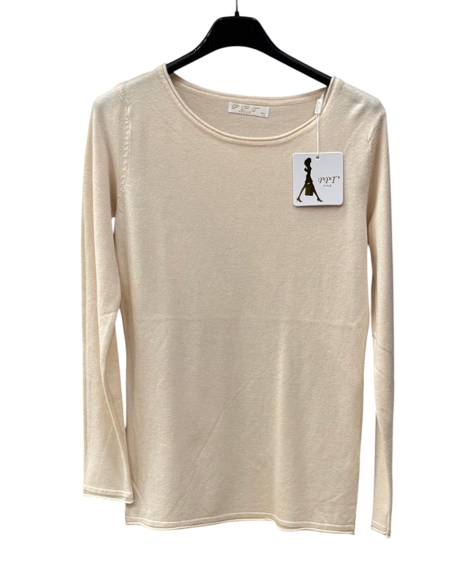 Pullover Damen Rundhals-Ausschnitt Feinstrick von 36 bis 40 Farbauswahl