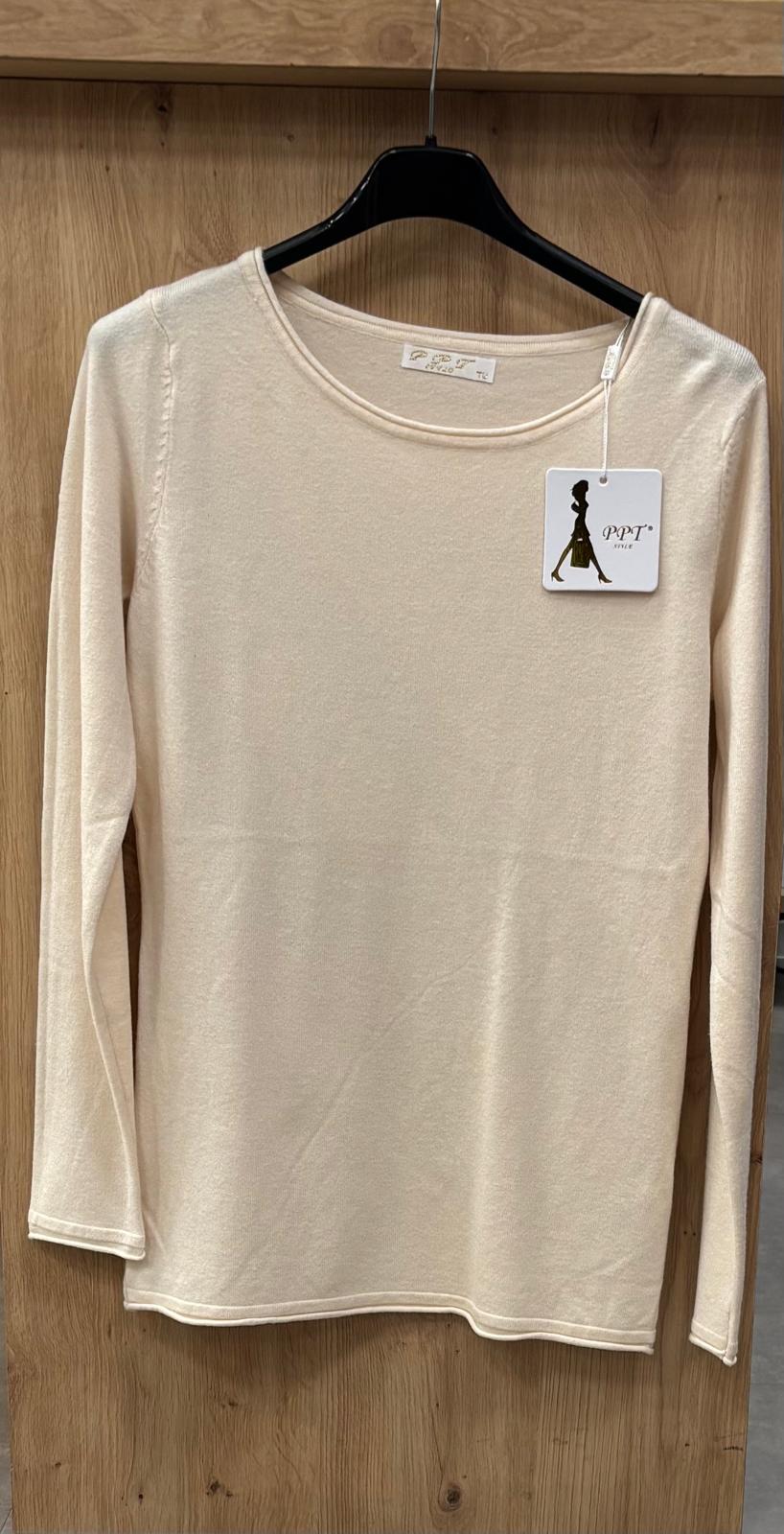 Pullover Damen Rundhals-Ausschnitt Feinstrick von 36 bis 40 Farbauswahl