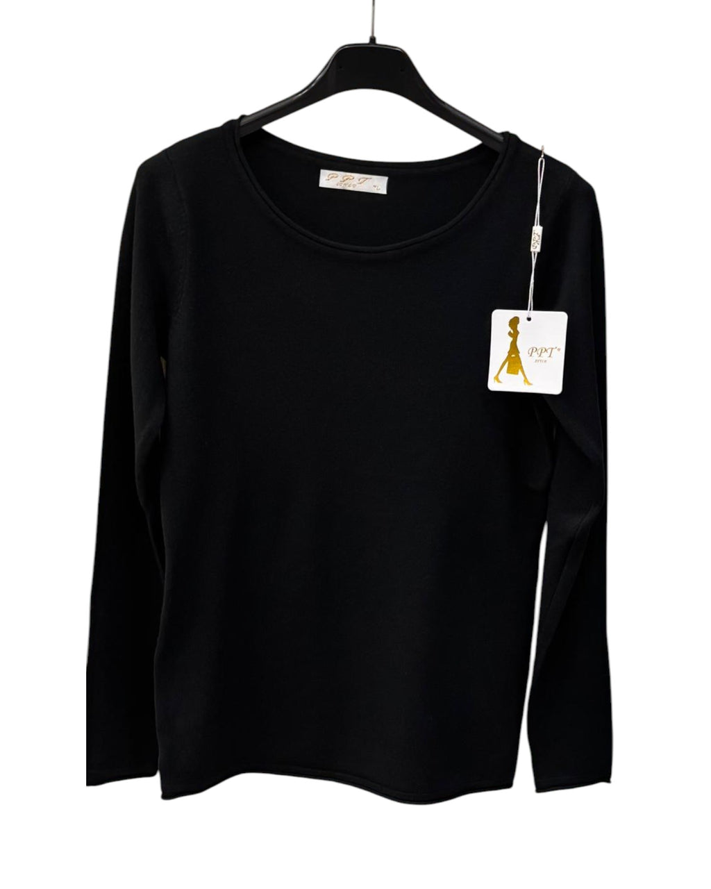 Pullover Damen Rundhals-Ausschnitt Feinstrick von 36 bis 40 Farbauswahl