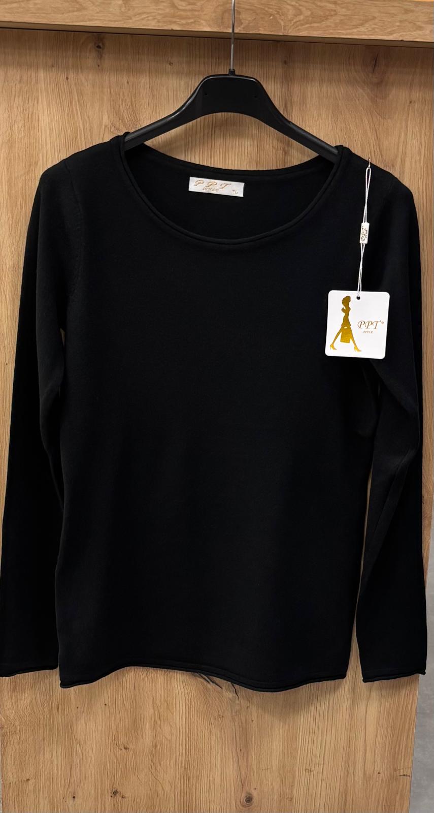 Pullover Damen Rundhals-Ausschnitt Feinstrick von 36 bis 40 Farbauswahl