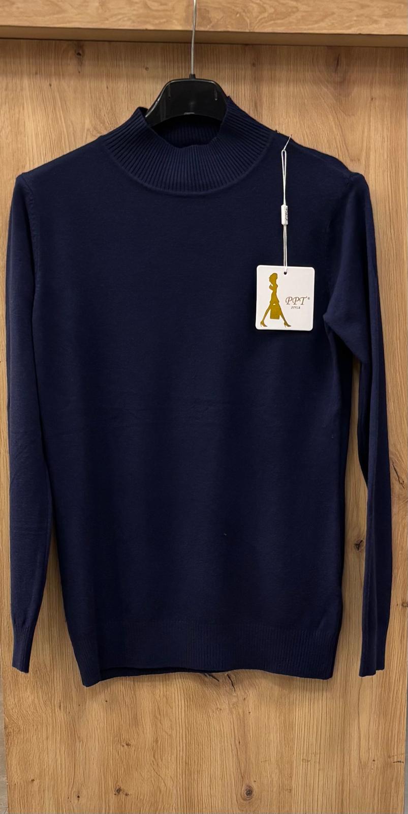 Pullover Damen Stehkragen klassisch feinstrick Business Einheitsgröße 36 bis 40