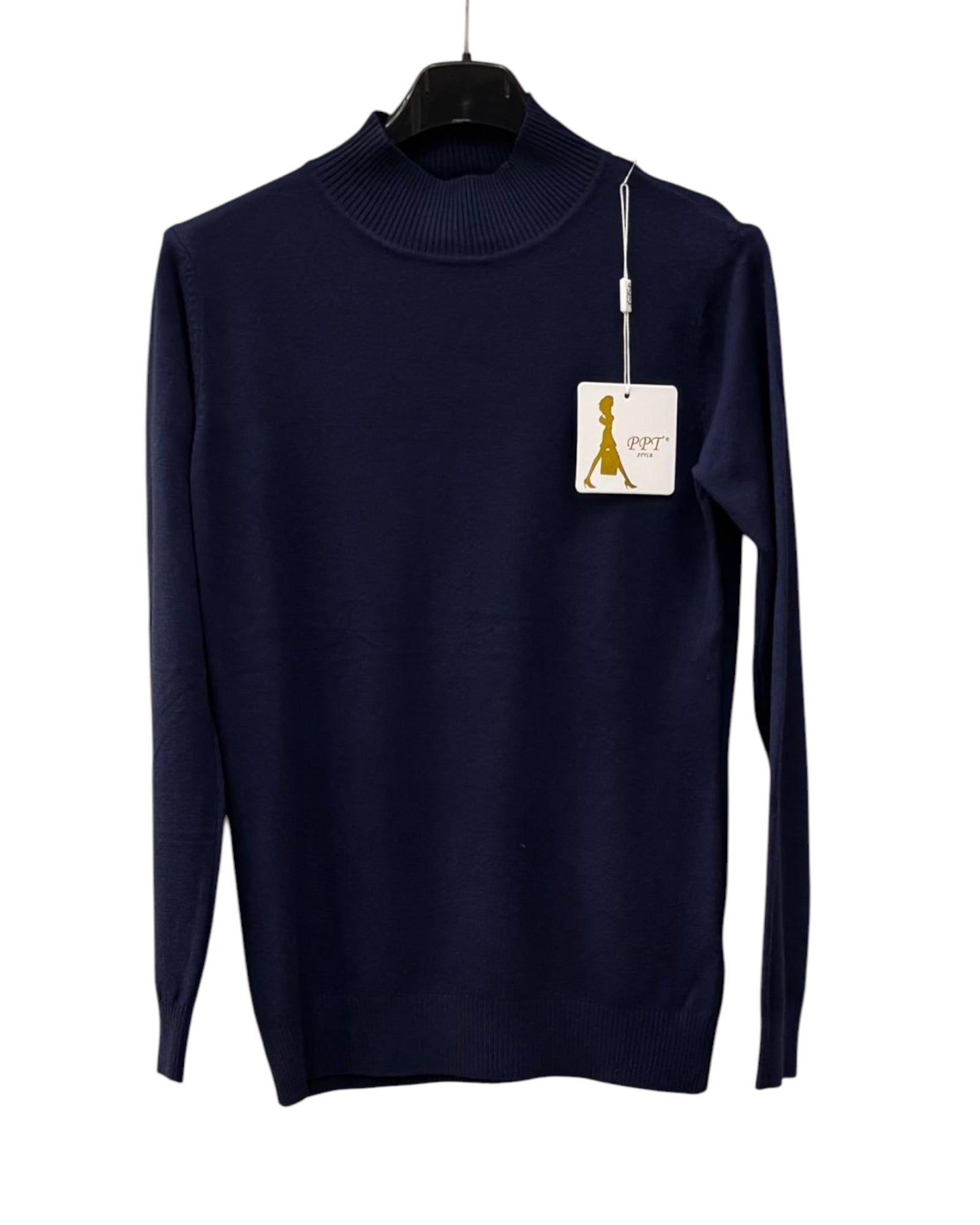 Pullover Damen Stehkragen klassisch feinstrick Business Einheitsgröße 36 bis 40