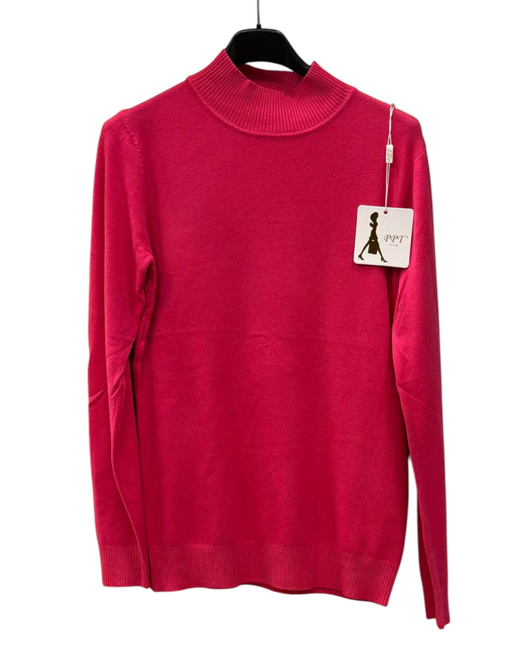 Pullover Damen Stehkragen klassisch feinstrick Business Einheitsgröße 36 bis 40