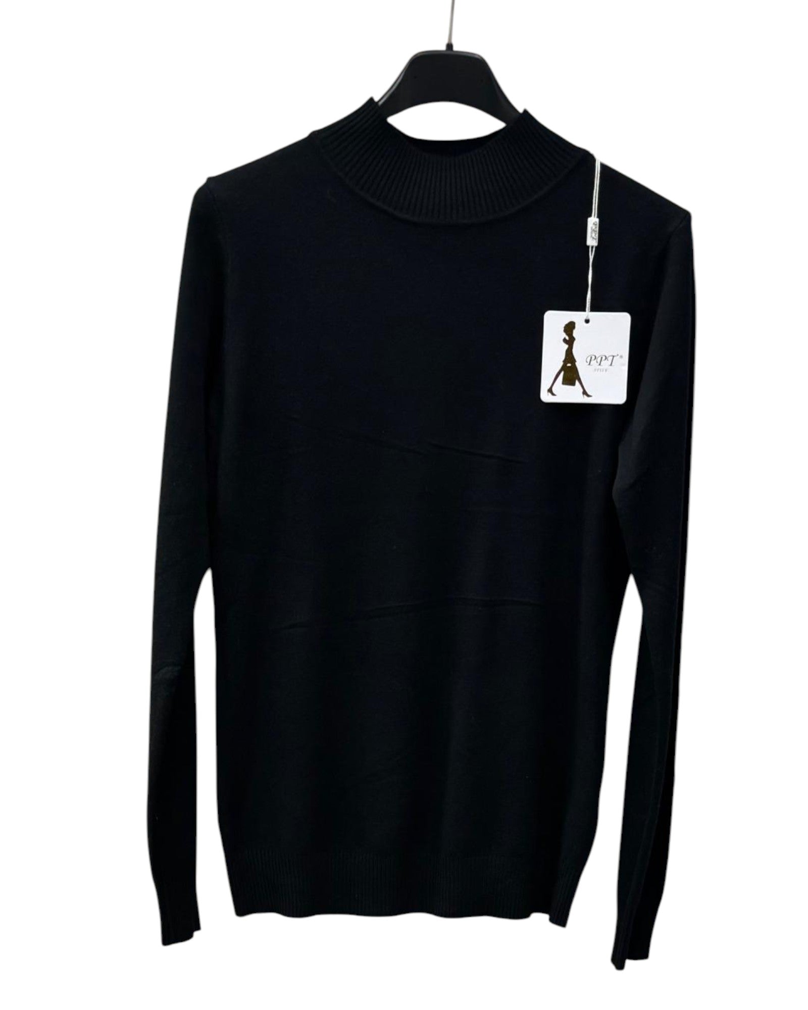 Pullover Damen Stehkragen klassisch feinstrick Business Einheitsgröße 36 bis 40