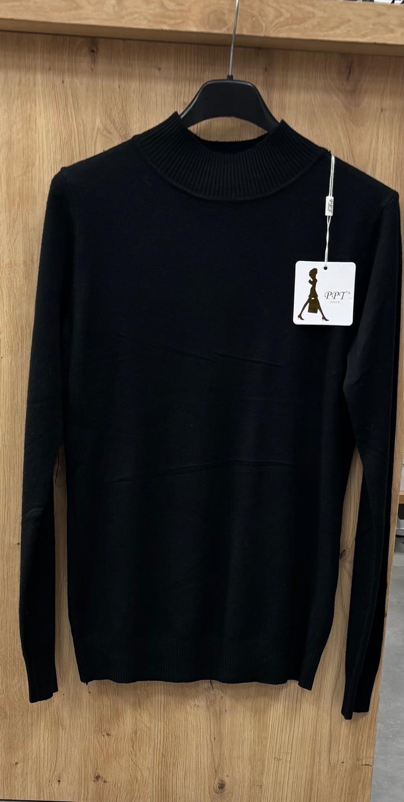 Pullover Damen Stehkragen klassisch feinstrick Business Einheitsgröße 36 bis 40