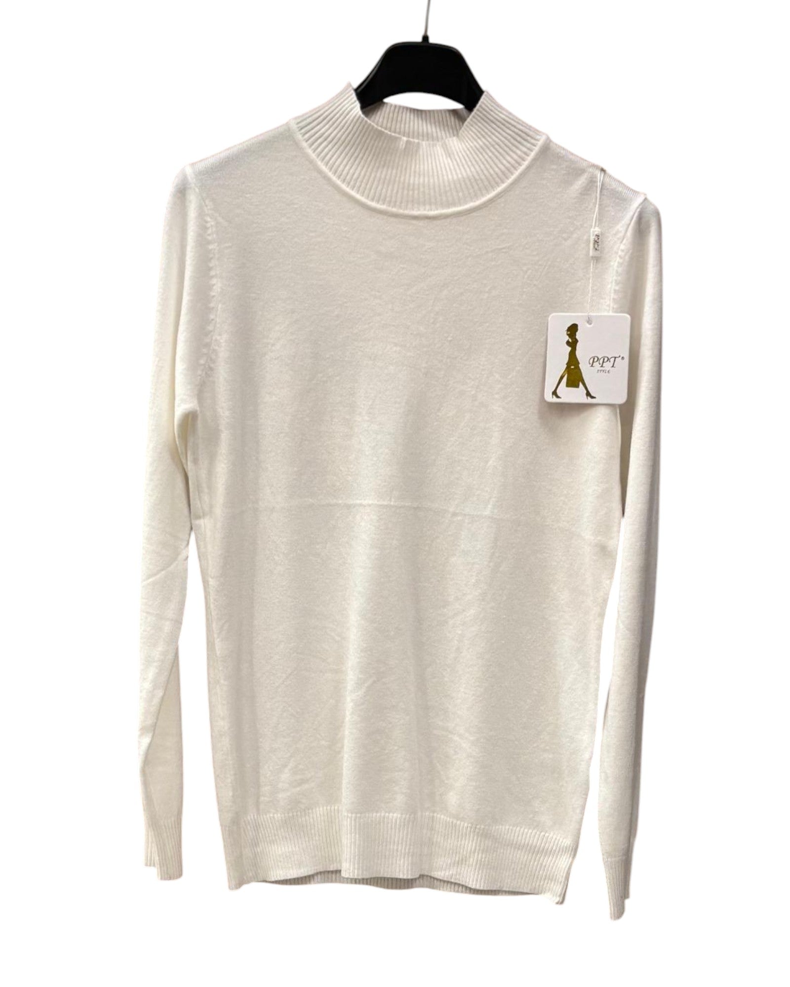 Pullover Damen Stehkragen klassisch feinstrick Business Einheitsgröße 36 bis 40