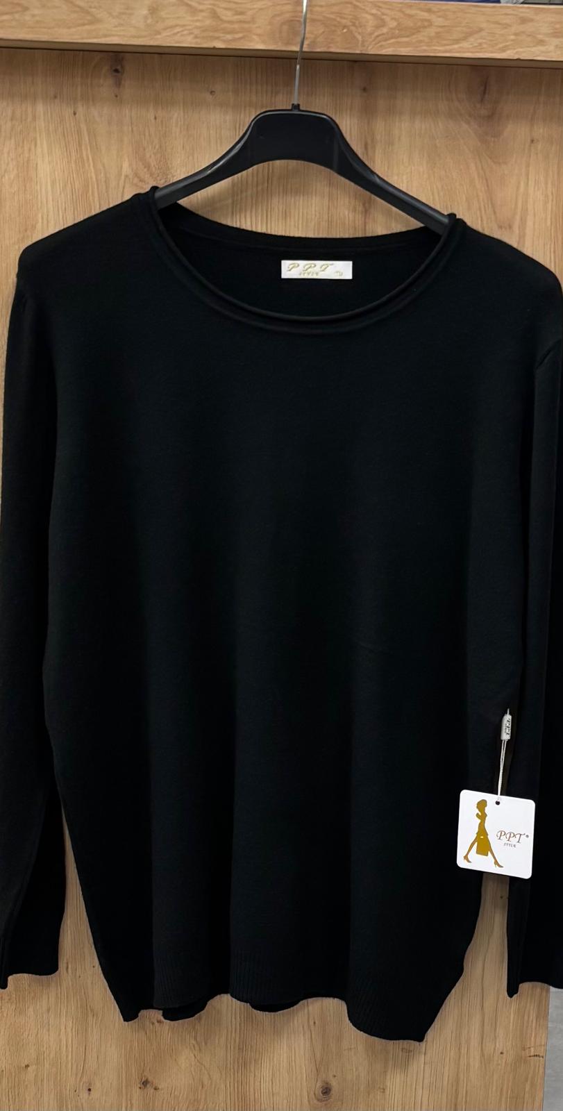 Pullover Damen Rund-Ausschnitt Einheitsgröße 42 bis 46