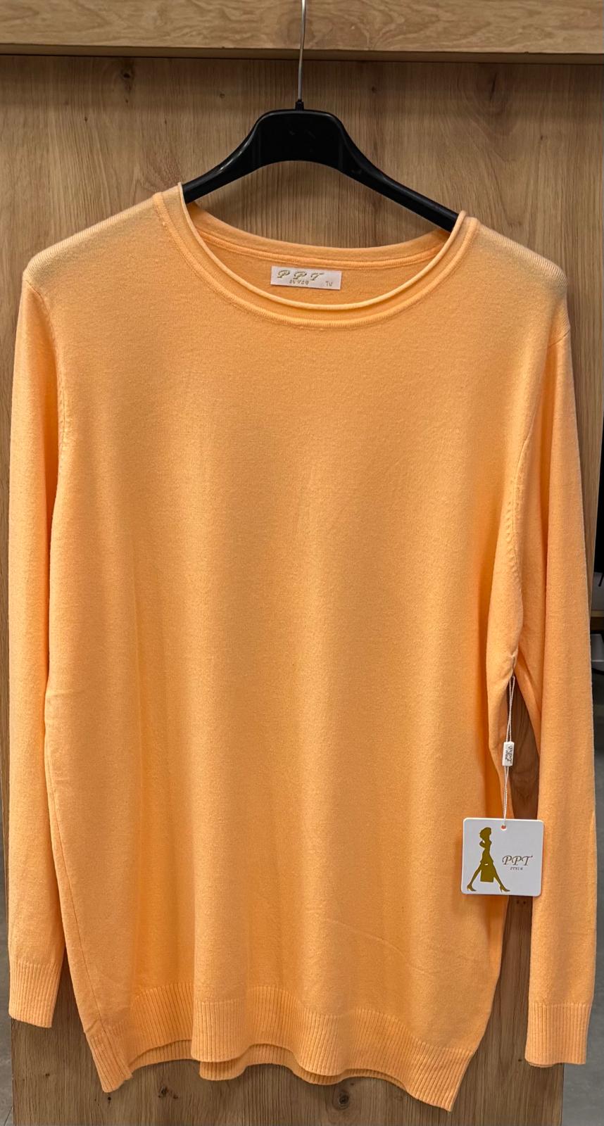 Pullover Damen Rund-Ausschnitt Einheitsgröße 42 bis 46