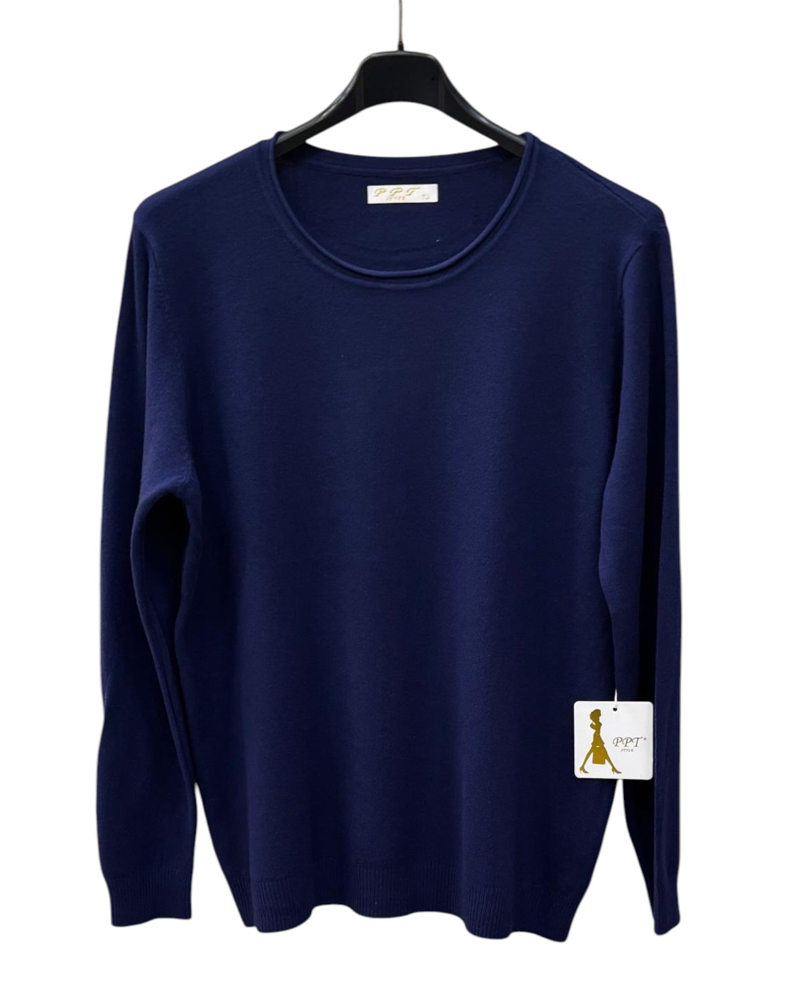 Pullover Damen Rund-Ausschnitt Einheitsgröße 42 bis 46