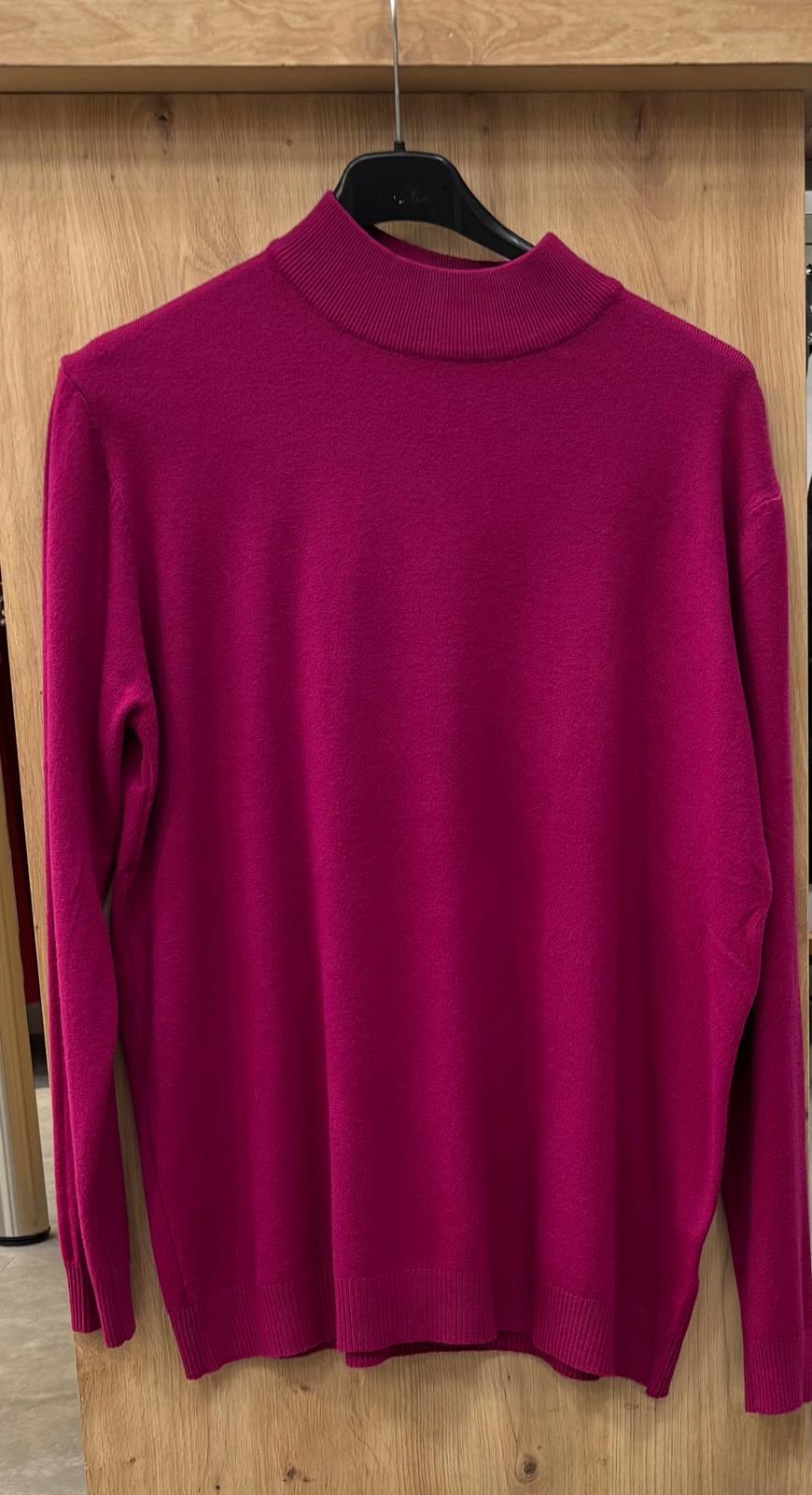 Pullover Damen Stehkragen klassisch feinstrick Business Einheitsgröße 42 bis 46