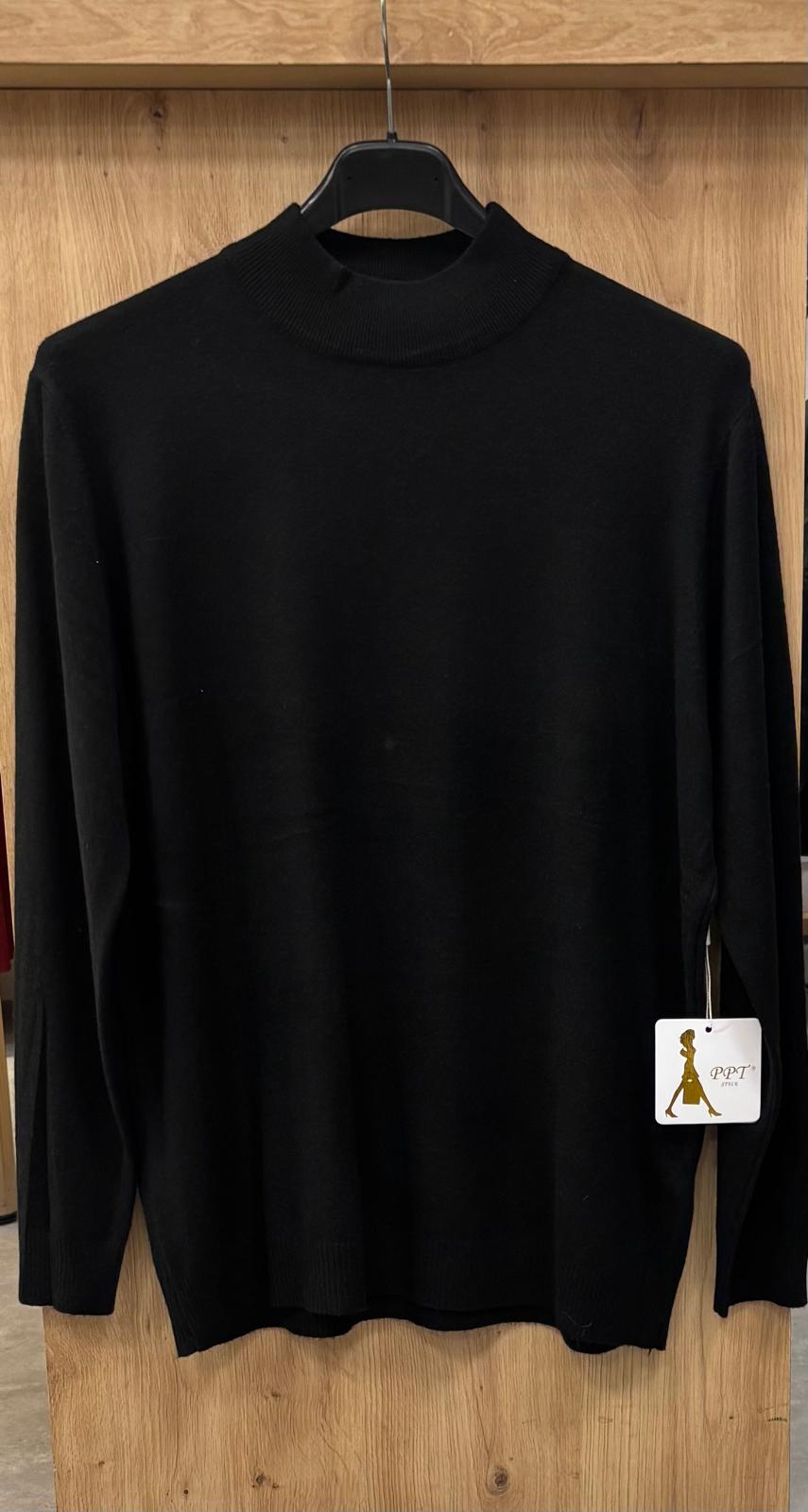 Pullover Damen Stehkragen klassisch feinstrick Business Einheitsgröße 42 bis 46