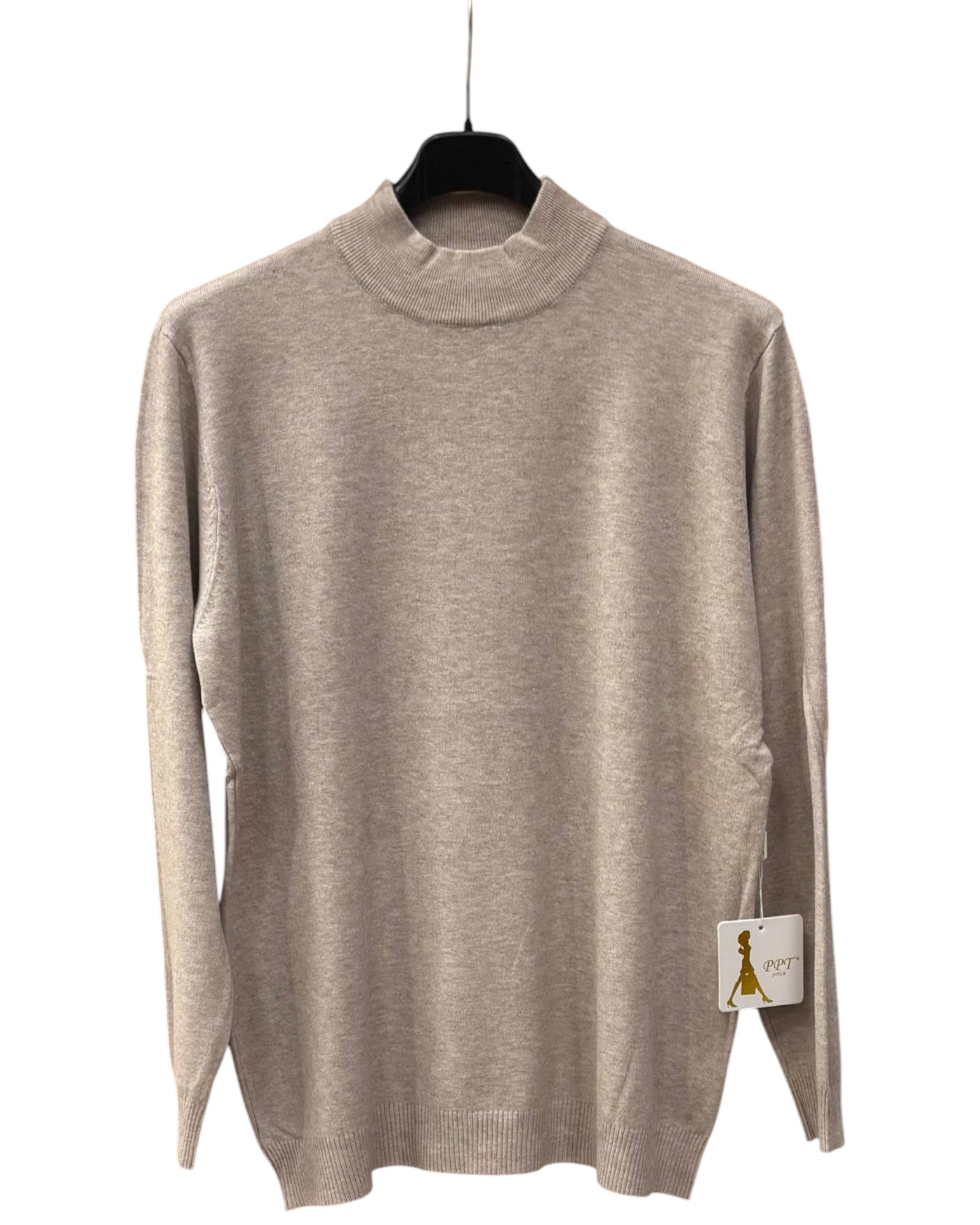 Pullover Damen Stehkragen klassisch feinstrick Business Einheitsgröße 42 bis 46