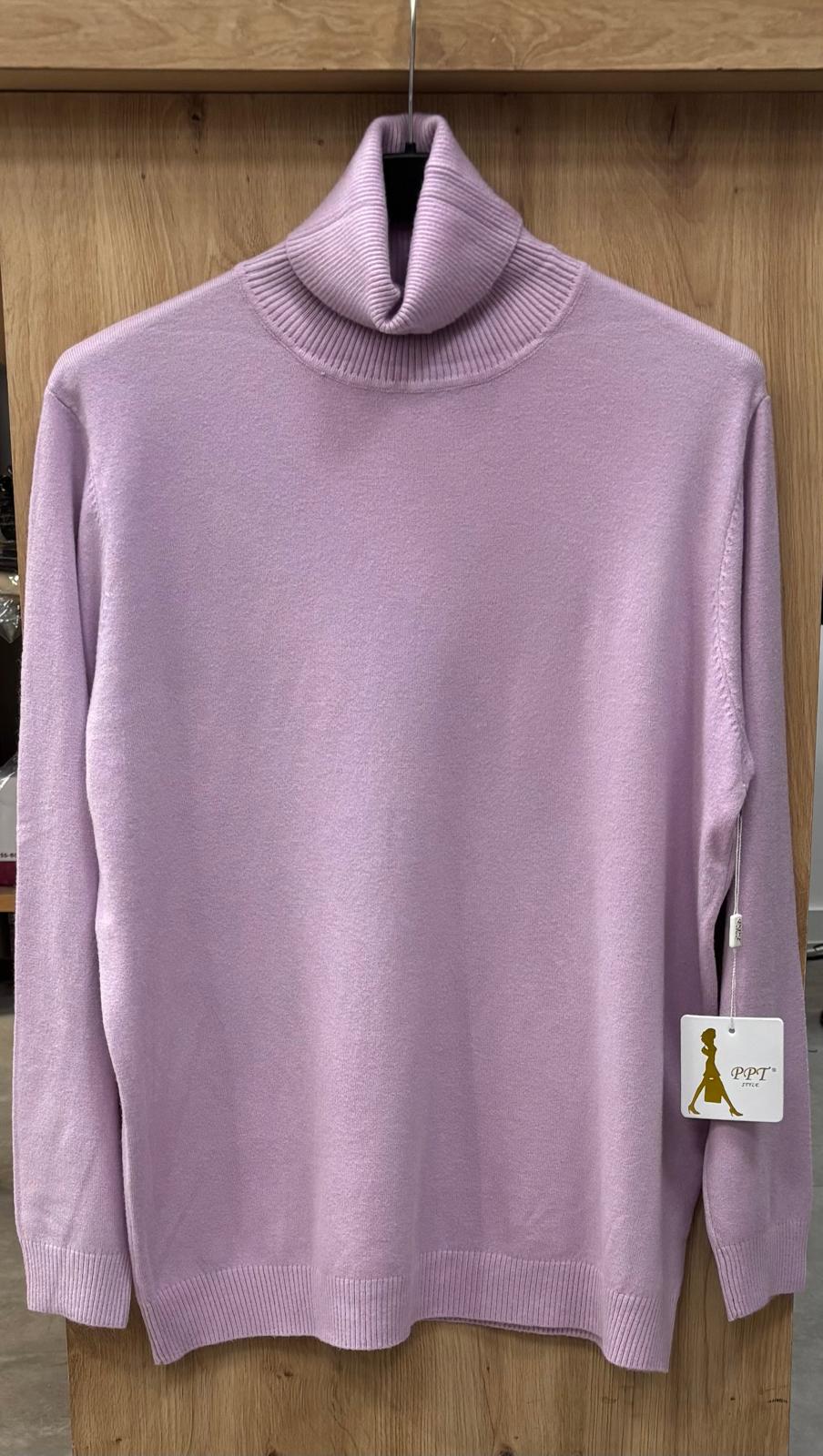 Pullover Damen Rollkragen klassisch feinstrick Business Einheitsgröße 42 bis 46