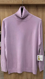 Pullover Damen Rollkragen klassisch feinstrick Business Einheitsgröße 42 bis 46