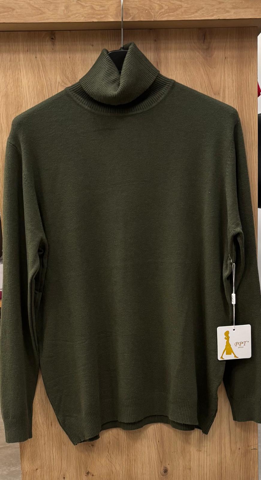 Pullover Damen Rollkragen klassisch feinstrick Business Einheitsgröße 42 bis 46