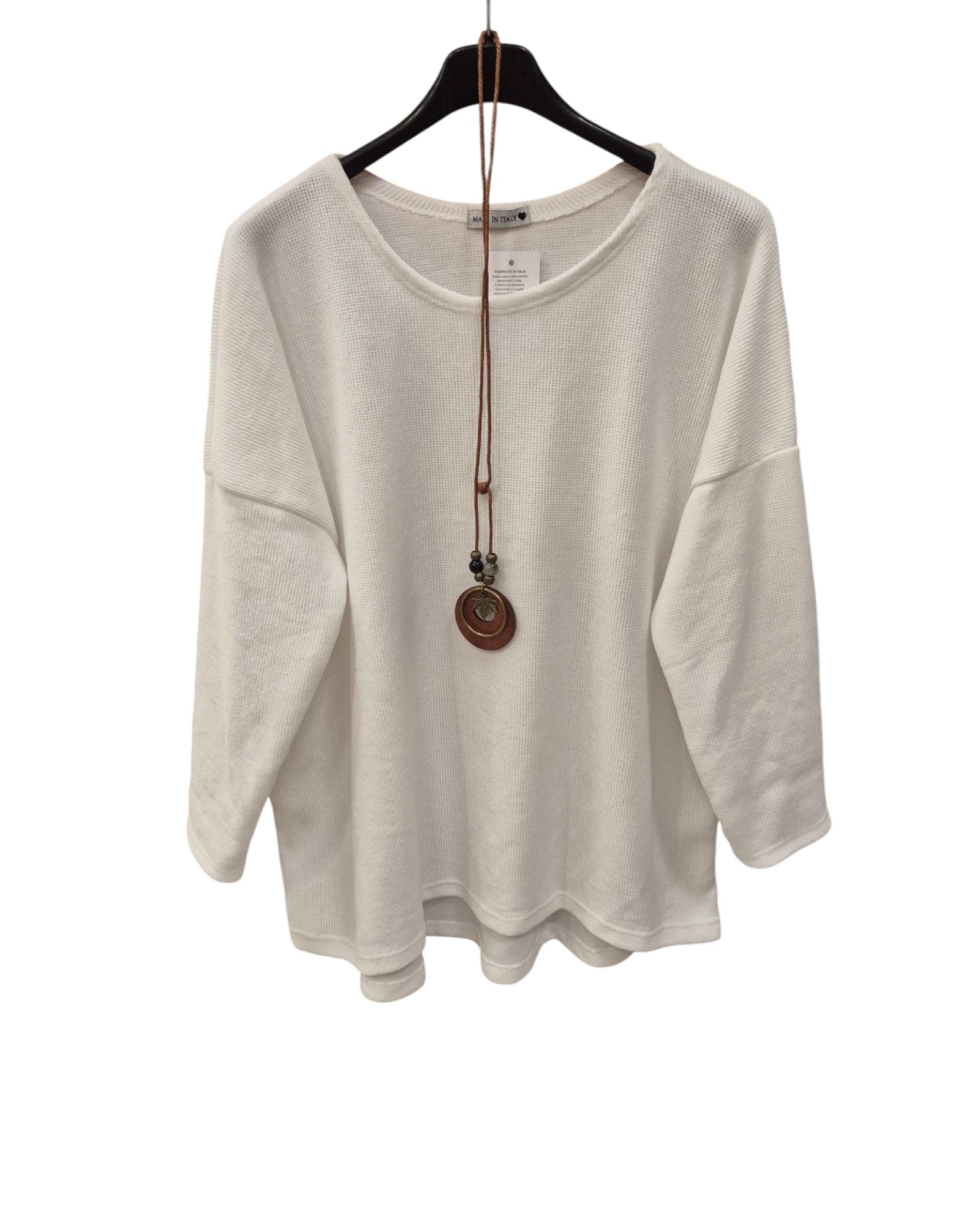 Pullover Damen Rundhalsausschnitt samtstrick Einheitsgröße 40 bis 46