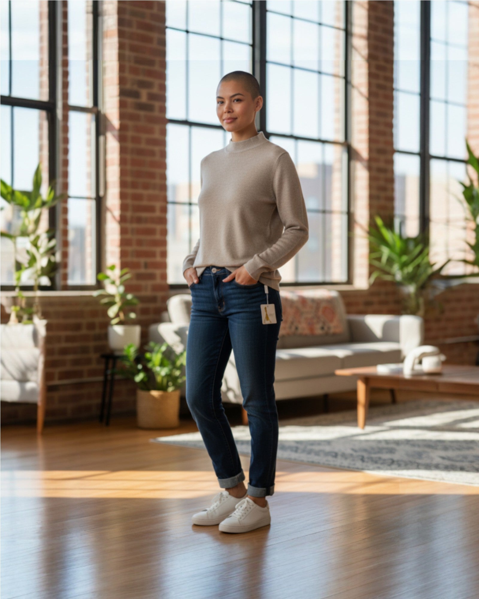 Pullover Damen Stehkragen klassisch feinstrick Business Einheitsgröße 42 bis 46