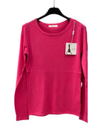 Pullover Damen Rundhals-Ausschnitt Feinstrick von 36 bis 40 Farbauswahl